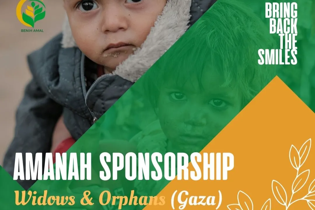 🌿 Amanah Sponsorship – Widows & Orphans (Gaza)